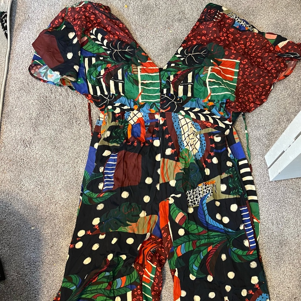 Anthropologie Farm Rio Jumpsuit